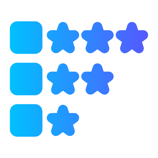 estrellas de calificación icono gratis