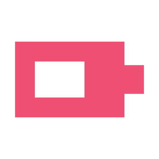 batería baja icono gratis