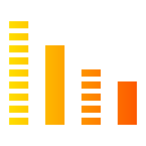 gráfico de barras icono gratis