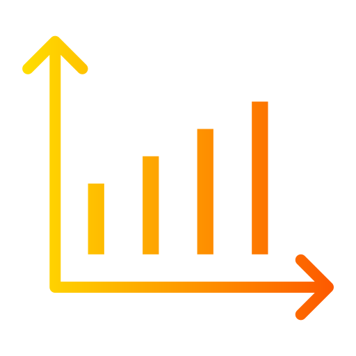 gráfico de barras icono gratis