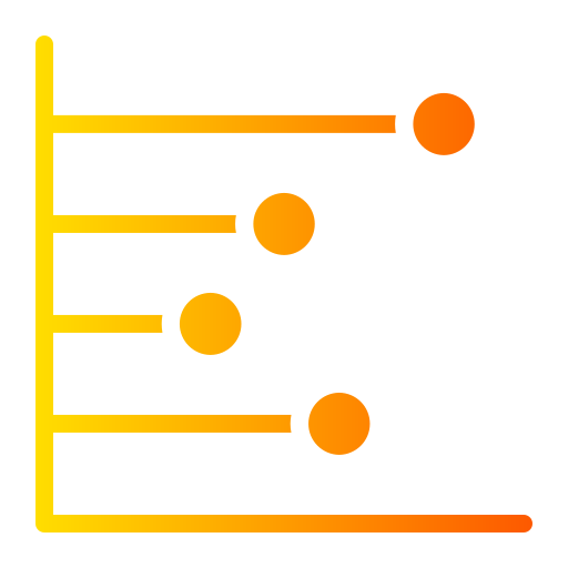 gráfico de líneas icono gratis