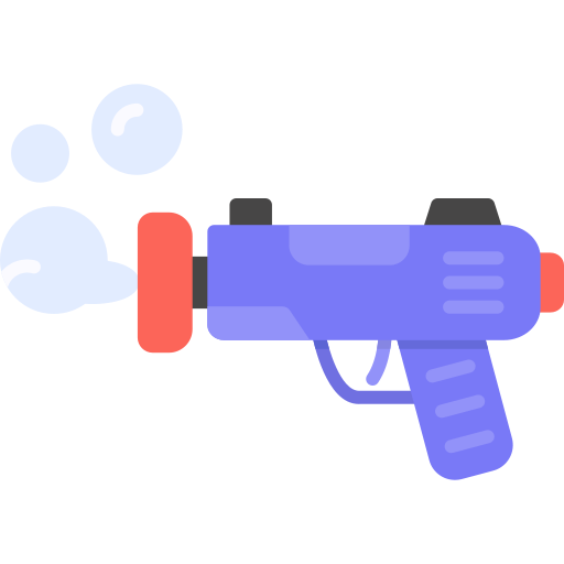 pistola de juguete icono gratis