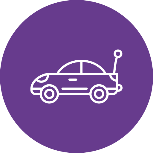 coche de juguete icono gratis