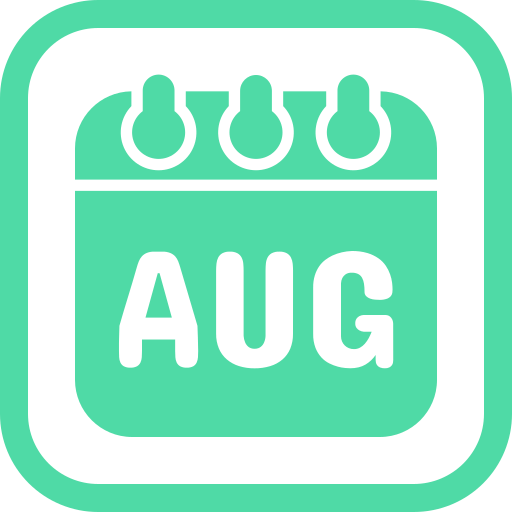 agosto icono gratis