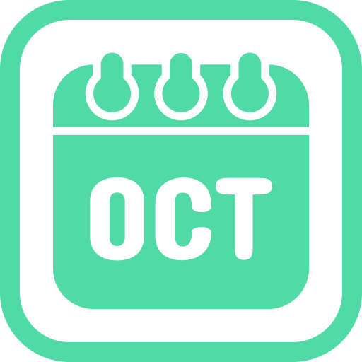 octubre icono gratis