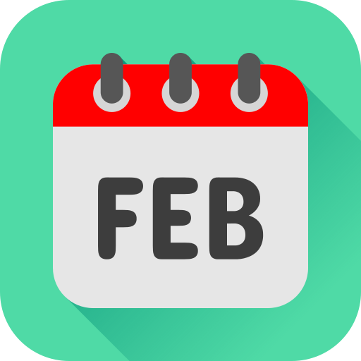 février Icône gratuit