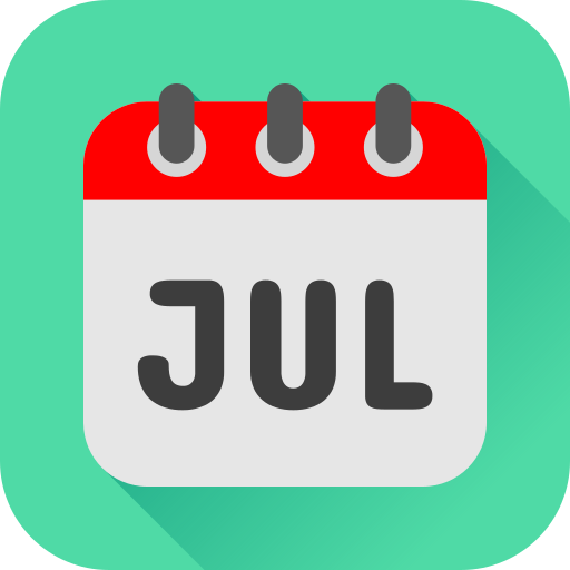 juillet Icône gratuit