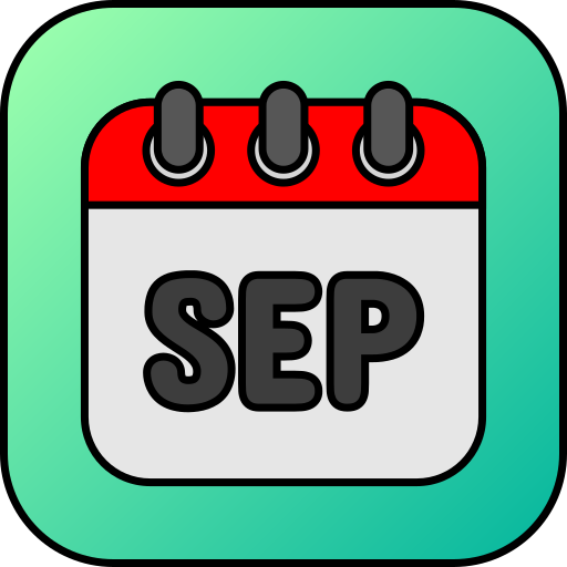 septiembre icono gratis