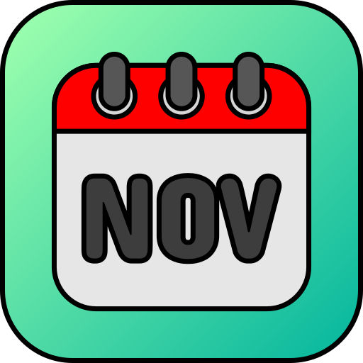 noviembre icono gratis