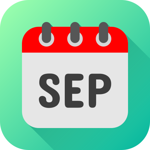 septiembre icono gratis