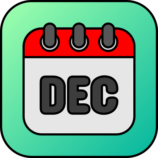 diciembre icono gratis