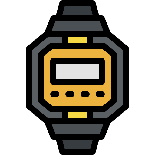 reloj de mano icono gratis