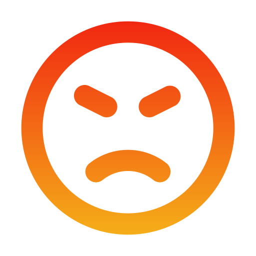 enojado icono gratis