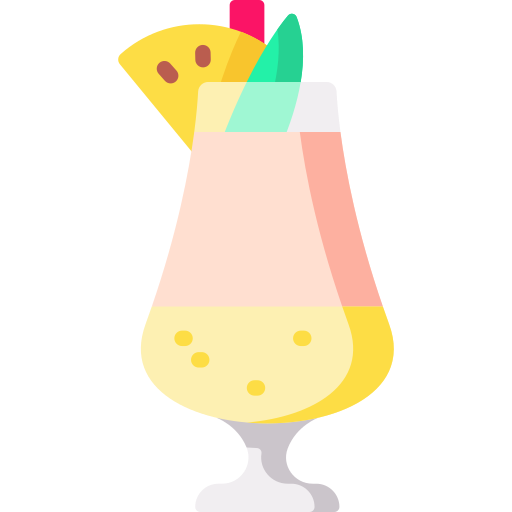 piña colada icono gratis