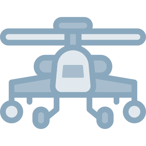 helicóptero apache icono gratis