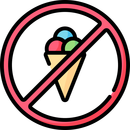No ice cream - Free signaling icons