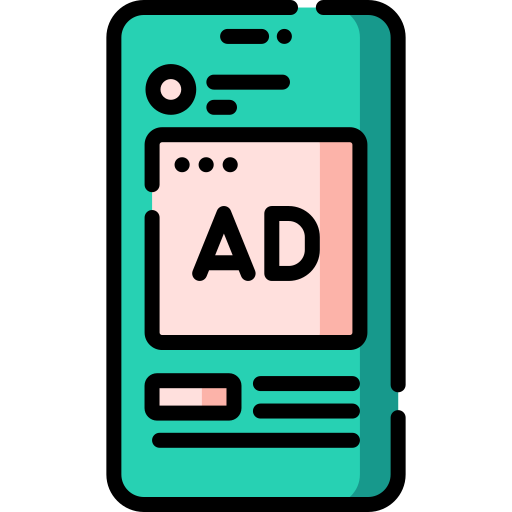 de anúncios grátis ícone de anúncios grátis ícone