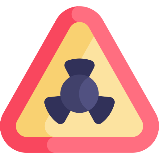 radioactivo icono gratis