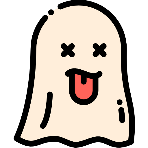 Ghost Detailed Rounded Lineal color icon