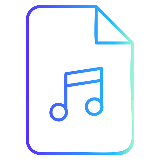 archivo de audio icono gratis