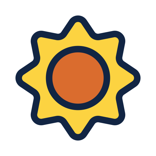 Sun free icon