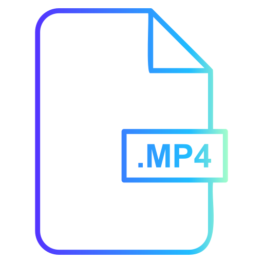 archivo mp4 icono gratis