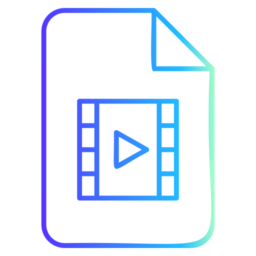 archivo de vídeo icono gratis