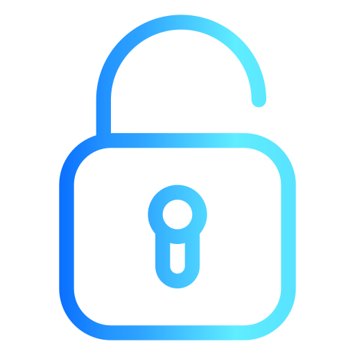 Unlocked free icon