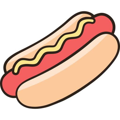 hot dog icono gratis