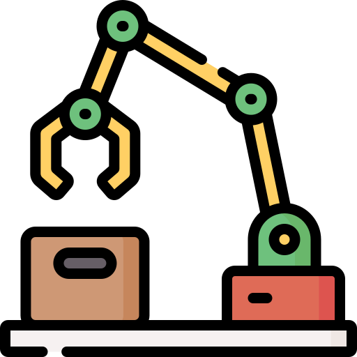 brazo robotico icono gratis