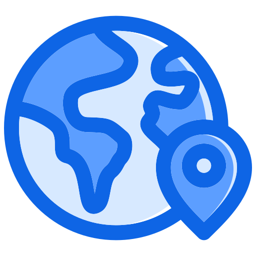 World - Free Maps And Location Icons