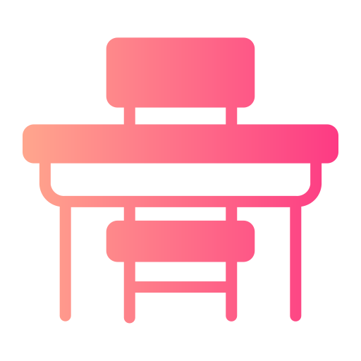 pupitre de escuela icono gratis