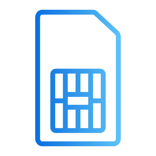 tarjeta sim icono gratis