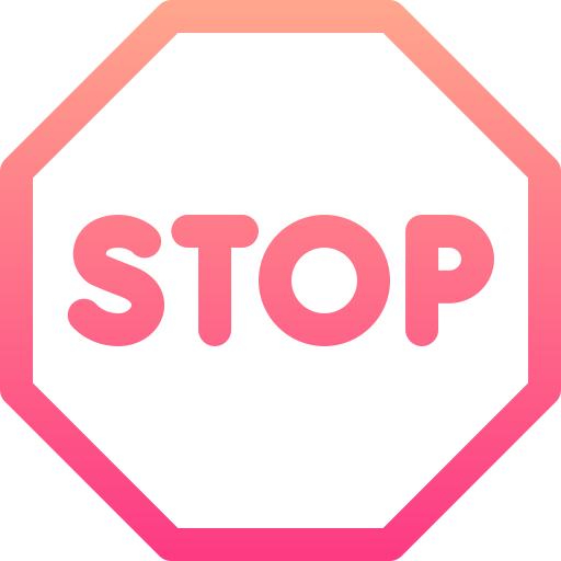 Stop free icon