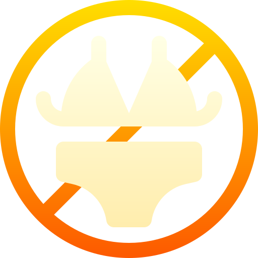 pas de maillot de bain Icône gratuit