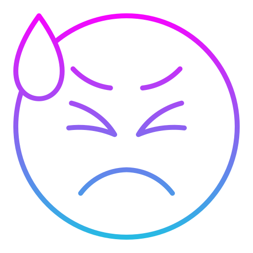 속상한 무료 아이콘