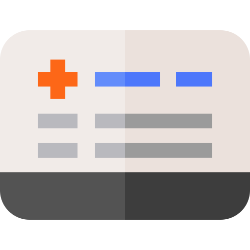 historial médico icono gratis