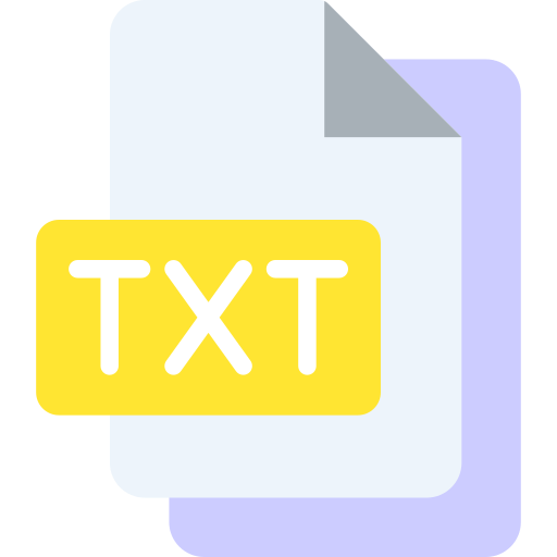 txt icono gratis