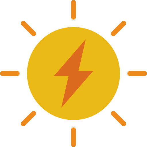 energia solar grátis ícone