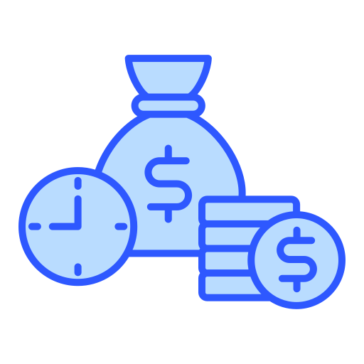 Time is money - Free time and date icons