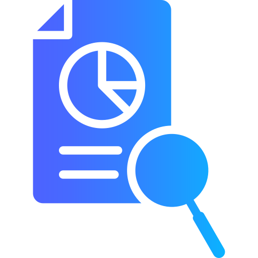 análisis de mercado icono gratis