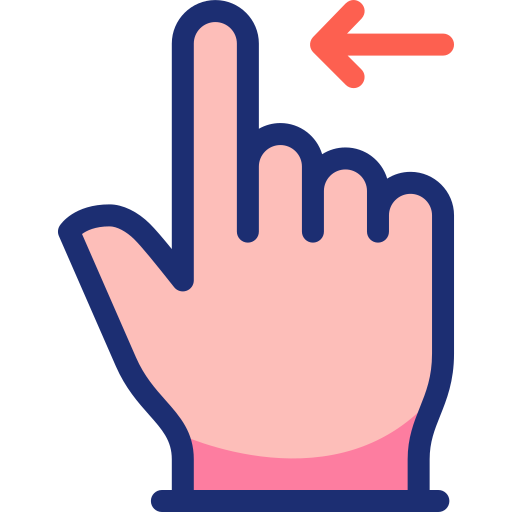 Slide - Free hands and gestures icons