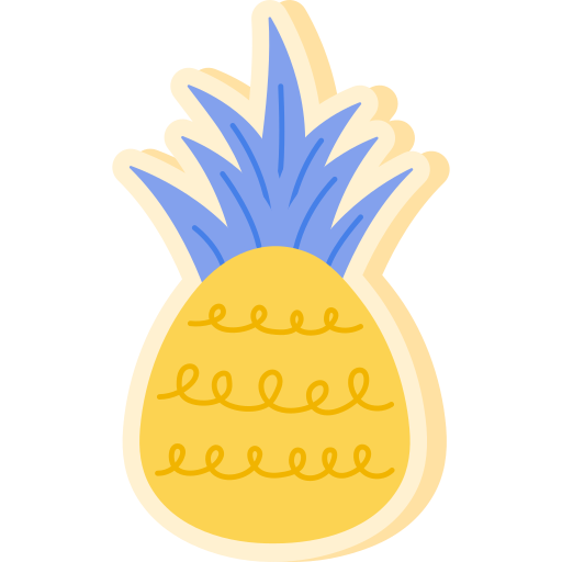 Pineapple free sticker Pineapple free sticker