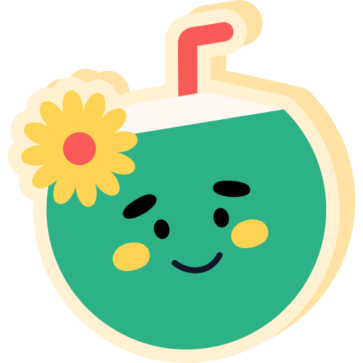 noix de coco gratuit sticker noix de coco gratuit sticker