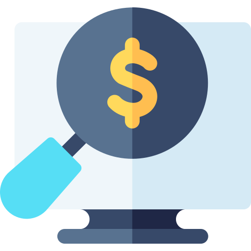 Paid search free icon