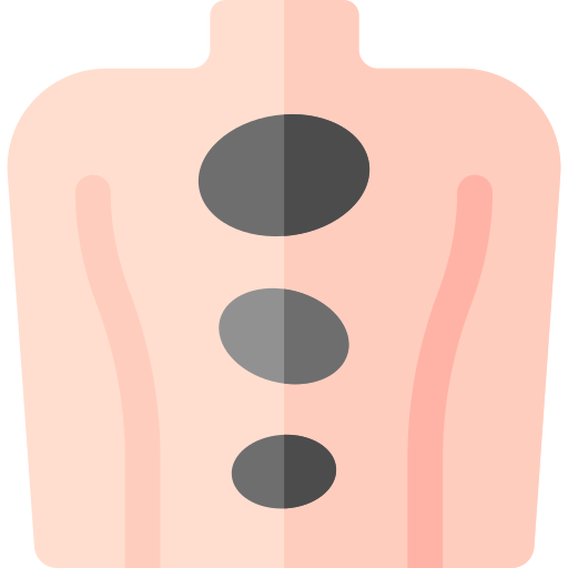 piedras calientes icono gratis