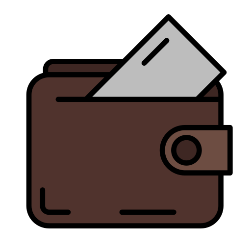 billetera icono gratis