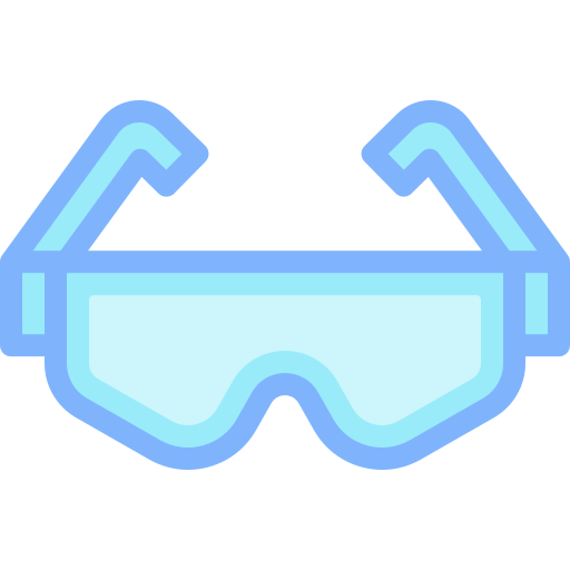 lentes de seguridad icono gratis