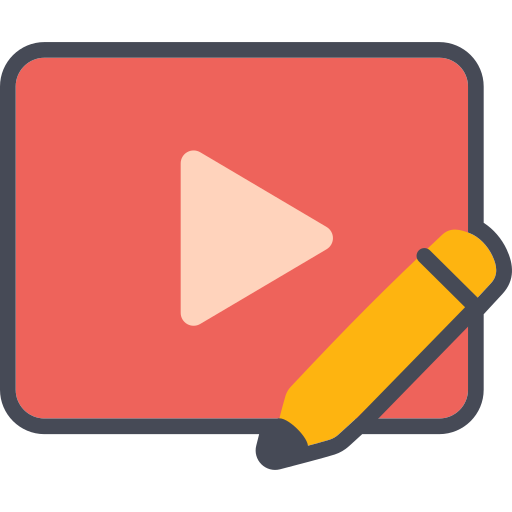 editor de video icono gratis