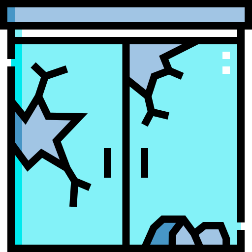 Broken door free icon